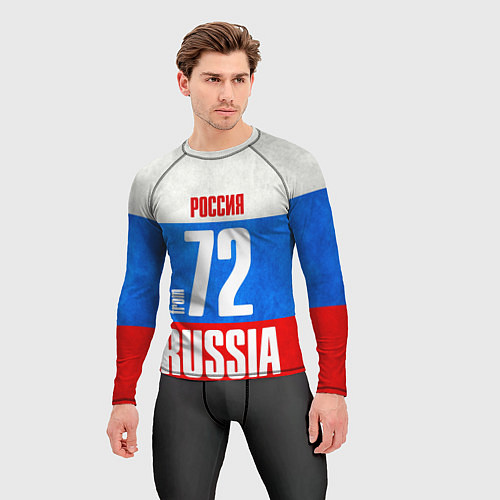 Мужской рашгард Russia: from 72 / 3D-принт – фото 3