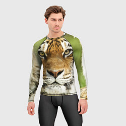Рашгард мужской Амурский тигр, цвет: 3D-принт — фото 2
