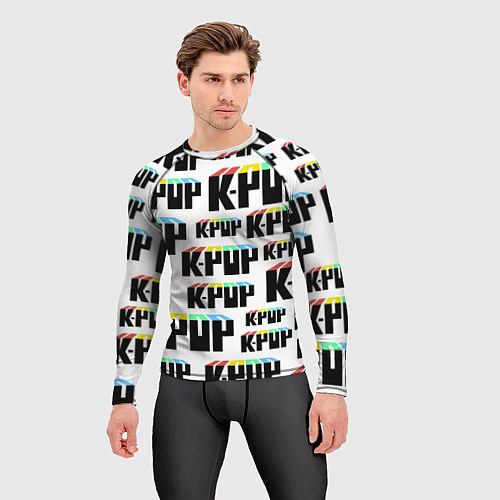 Мужской рашгард K-pop Pattern / 3D-принт – фото 3