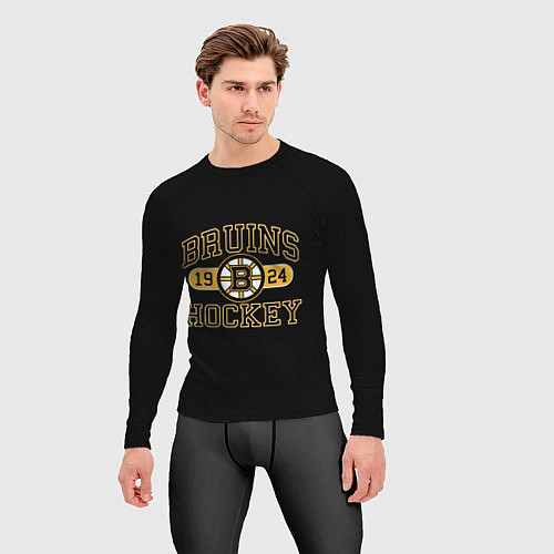 Мужской рашгард Boston Bruins: Est.1924 / 3D-принт – фото 3