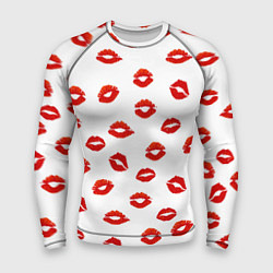 Рашгард мужской Поцелуйчики, цвет: 3D-принт