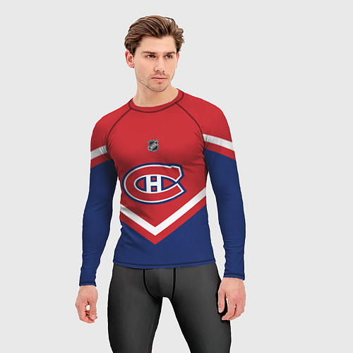 Мужской рашгард NHL: Montreal Canadiens / 3D-принт – фото 3