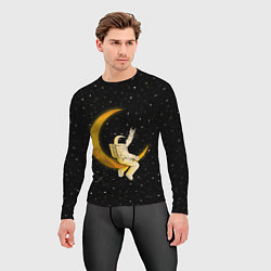 Рашгард мужской Лунный наездник, цвет: 3D-принт — фото 2