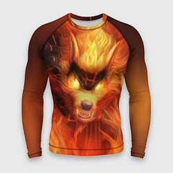 Рашгард мужской Fire Wolf, цвет: 3D-принт