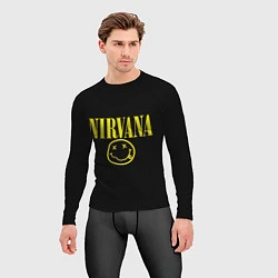 Рашгард мужской Nirvana Rock, цвет: 3D-принт — фото 2