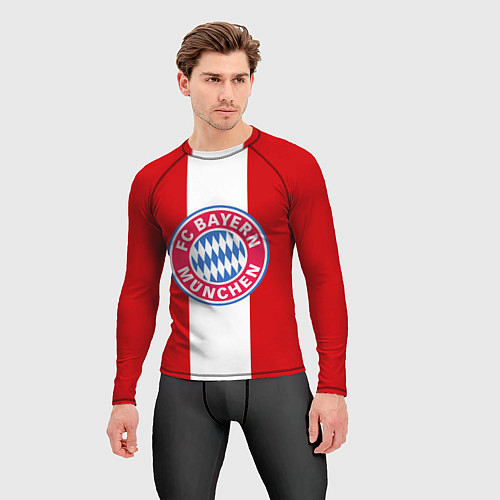 Мужской рашгард Bayern FC: Red line / 3D-принт – фото 3