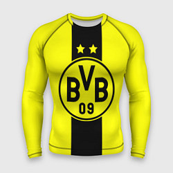 Рашгард мужской BVB FC: Yellow line, цвет: 3D-принт