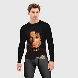 Рашгард мужской Король Майкл Джексон, цвет: 3D-принт — фото 2