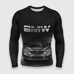 Рашгард мужской BMW серебро, цвет: 3D-принт
