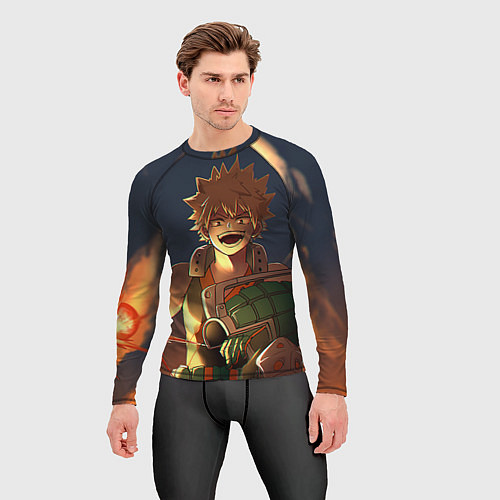 Мужской рашгард Моя геройская академия / 3D-принт – фото 3