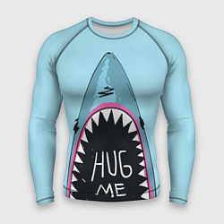 Рашгард мужской Shark: Hug me, цвет: 3D-принт