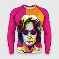 Рашгард мужской Джон Леннон: фан-арт, цвет: 3D-принт