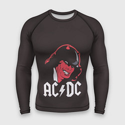 Рашгард мужской AC/DC Devil, цвет: 3D-принт