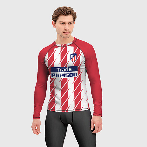 Мужской рашгард Atletico Madrid FC: Grizman Home 17/18 / 3D-принт – фото 3