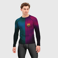 Рашгард мужской Barcelona FC: Abstract 2018, цвет: 3D-принт — фото 2