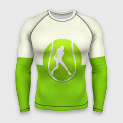 Рашгард мужской Символ теннисиста, цвет: 3D-принт