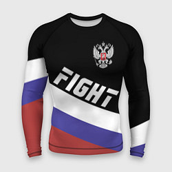 Рашгард мужской Fight Russia, цвет: 3D-принт
