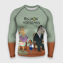 Рашгард мужской BoJack Horseman, цвет: 3D-принт