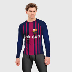 Рашгард мужской FC Barcelona: Rakuten, цвет: 3D-принт — фото 2