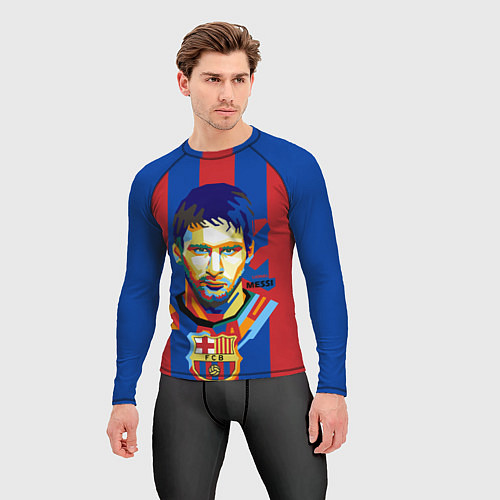 Мужской рашгард Lionel Messi / 3D-принт – фото 3