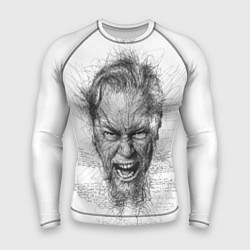 Рашгард мужской James Alan Hatfield, цвет: 3D-принт