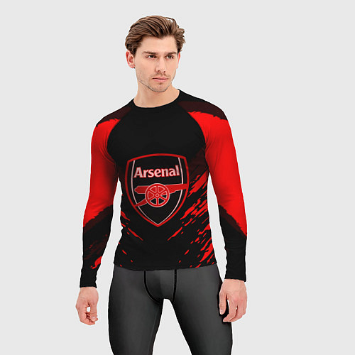 Мужской рашгард Arsenal FC: Sport Fashion / 3D-принт – фото 3