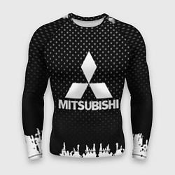 Рашгард мужской Mitsubishi: Black Side, цвет: 3D-принт