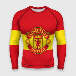 Рашгард мужской FC Man United: Red Style, цвет: 3D-принт