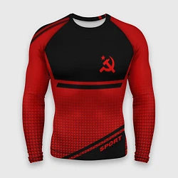 Мужской рашгард USSR: Black Sport