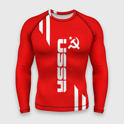 Рашгард мужской USSR: Red Sport, цвет: 3D-принт