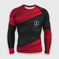 Рашгард мужской Mercedes Benz: Red Sport, цвет: 3D-принт