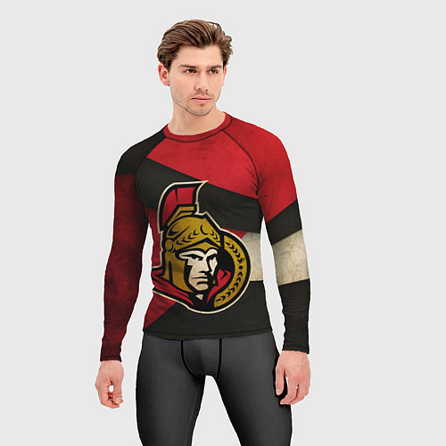 Мужской рашгард HC Ottawa Senators: Old Style / 3D-принт – фото 3