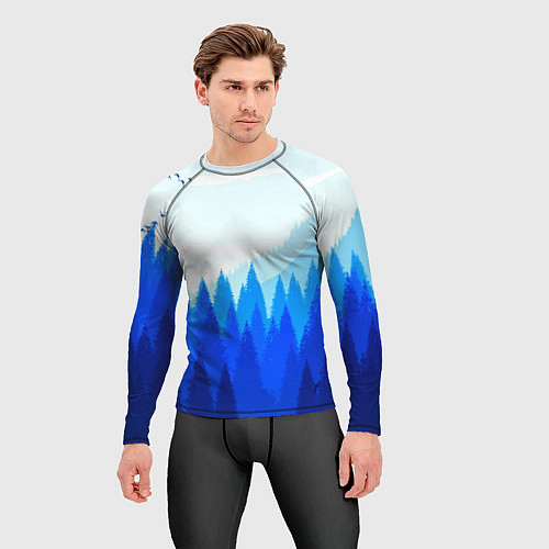Мужской рашгард Firewatch: Cold Wood / 3D-принт – фото 3