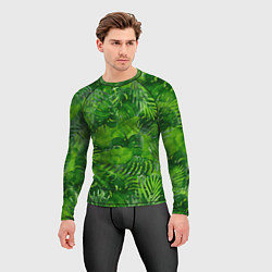 Рашгард мужской Тропический лес, цвет: 3D-принт — фото 2