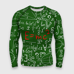 Рашгард мужской E=mc2: Green Style, цвет: 3D-принт