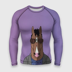 Рашгард мужской Конь БоДжек, цвет: 3D-принт