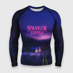Рашгард мужской Stranger Things: Neon Road, цвет: 3D-принт