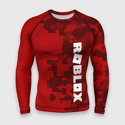 Рашгард мужской ROBLOX: Red Camo, цвет: 3D-принт