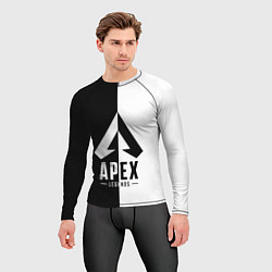 Рашгард мужской Apex Legends: Black & White, цвет: 3D-принт — фото 2
