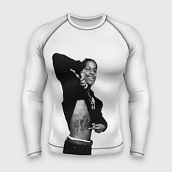 Рашгард мужской ASAP Rocky: White Fashion, цвет: 3D-принт