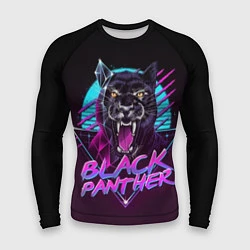 Рашгард мужской Black Panther 80s, цвет: 3D-принт