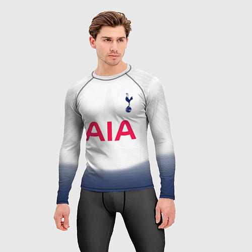 Мужской рашгард FC Tottenham: Son Home 18-19 / 3D-принт – фото 3