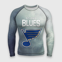 Рашгард мужской St Louis Blues, цвет: 3D-принт