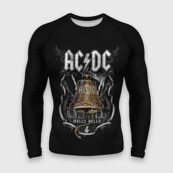 Рашгард мужской ACDC - hells bells, цвет: 3D-принт