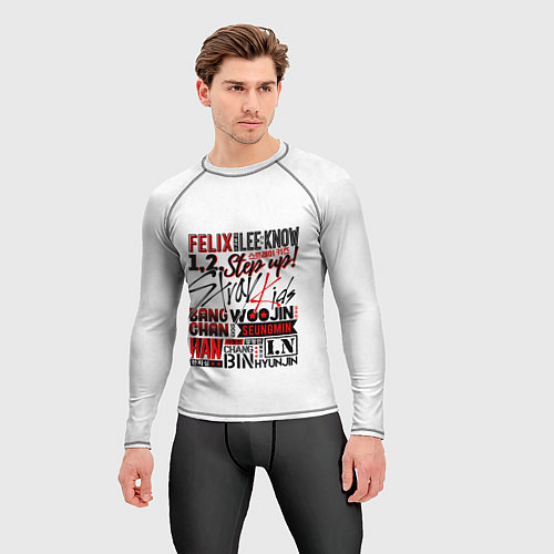 Мужской рашгард Stray Kids / 3D-принт – фото 3