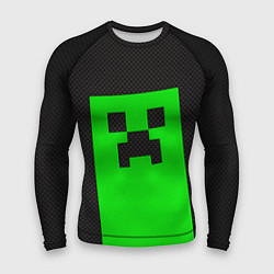 Рашгард мужской MINECRAFT карбон, цвет: 3D-принт