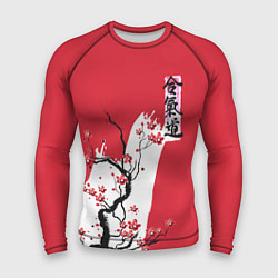 Рашгард мужской Сакура Айкидо, цвет: 3D-принт