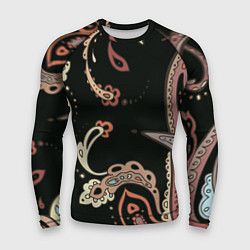 Рашгард мужской Расписной узор, цвет: 3D-принт