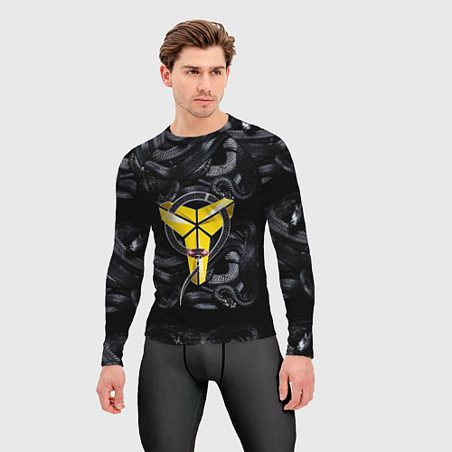 Мужской рашгард Los Angeles LakersKobe Bryan / 3D-принт – фото 3