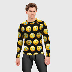 Рашгард мужской New Emoji, цвет: 3D-принт — фото 2